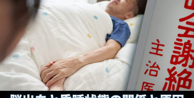 脳出血と昏睡状態の関係と原因