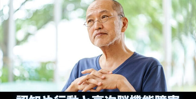 認知や行動の障害が出る高次脳機能障害